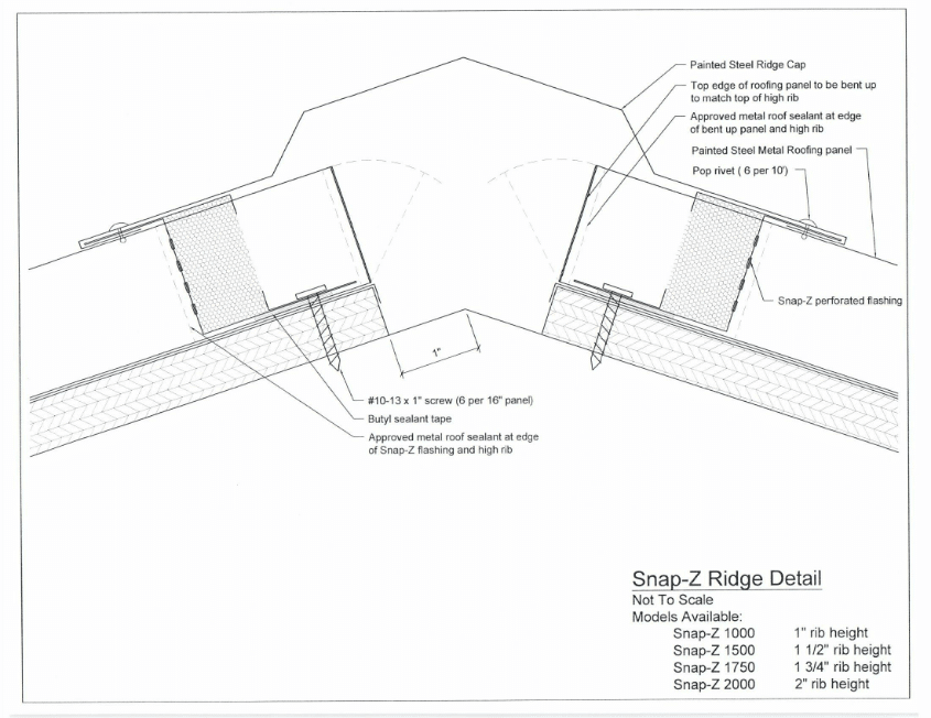 Snap-Z Ridge Detail