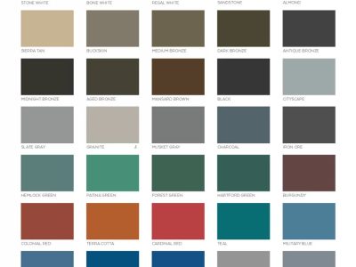 Drexel Metals Color -Chart Page