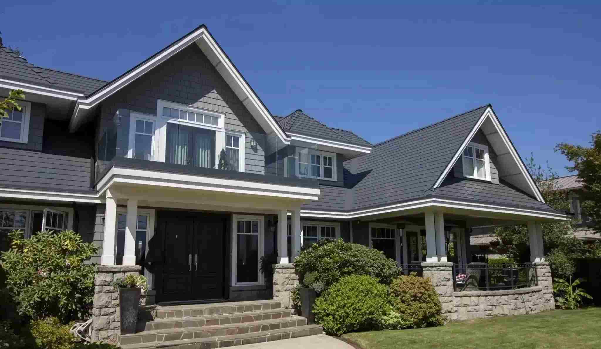 interlock slate metal roofing shingles