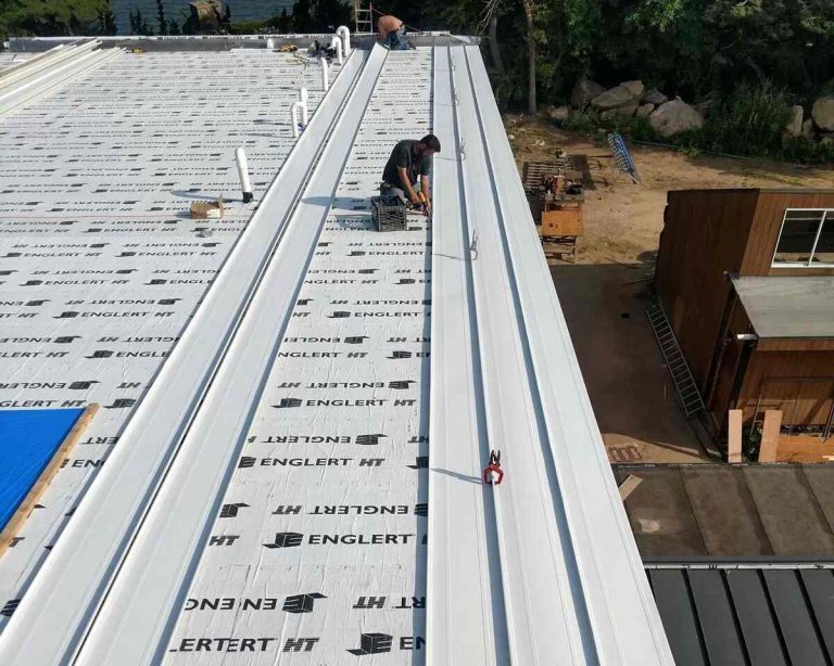 metal roofing installation